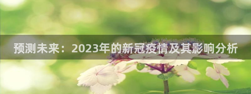 mg不朽情缘体育在线注册：预测未来：2023年的新冠疫情及其影响分析